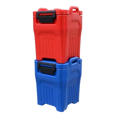 Stackable μονωμένος 40L μεταφορέας σούπας με το SS μέσα στον κάδο μεταφορών