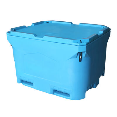 Επικίνδυνο 660L Rotomolded Cooler Box με 50mm PU Foam και Folk Lift bottom για μεταφορά ψαριών