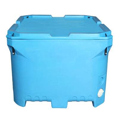 Επικίνδυνο 660L Rotomolded Cooler Box με 50mm PU Foam και Folk Lift bottom για μεταφορά ψαριών
