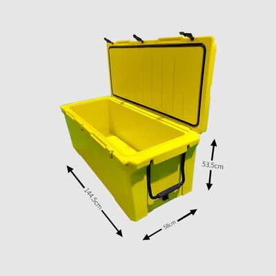 240QT Μεγάλο Ψυγείο Rotomolded - Εξαιρετικά Ανθεκτικό Ψυγείο Πάγου Εξωτερικού Χώρου για Ψάρεμα & Ταξίδια