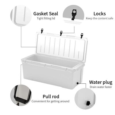 Προσαρμοσμένο 240QT Rotomolded ψυκτικό κουτί για την αλιεία, εξωτερική & κρύο αποθήκευση
