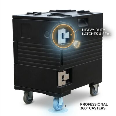 Ξενοδοχείο Φαγητό Παν Carrier Box 42L Υπερ-Σιωπηλή Απομονωμένη Θήκη Εφοδιασμού Εστιατορίων