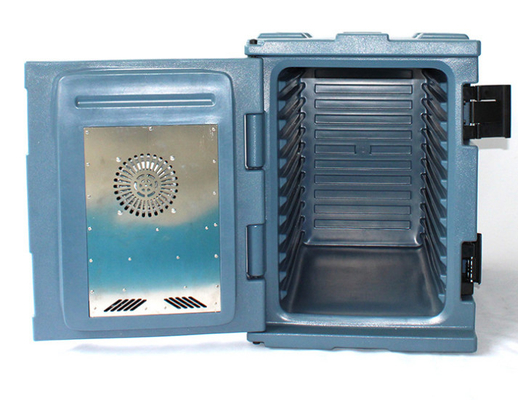 Stackable κάρρα μεταφορών τροφίμων LLDPE ηλεκτρικά 90 λίτρο