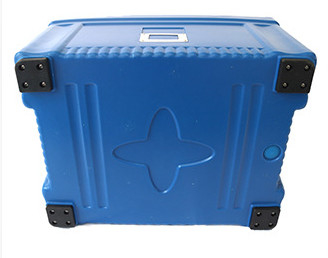 PE 40L Rotomolded θερμο εμπορευματοκιβώτιο τροφίμων μεταφορών μονωμένο κιβώτιο