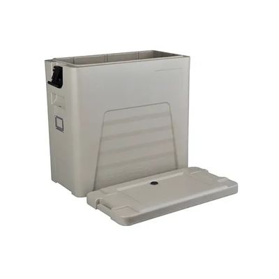 Εγκεκριμένο από το CE 110L Nylon Handle Thermal Food Transport Container Αποσπώμενο καπάκι τετράτροχο κουτί τροφοδοσίας
