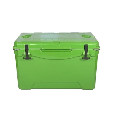 Προσαρμοσμένο πιό δροσερό κιβώτιο 50L Rotomolded, μονωμένο πλαστικό παγοκιβώτιο αλιείας