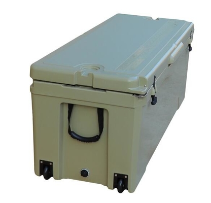 180L μεγάλα τροχοφόρα δοχεία ψύξης Rotomolded
