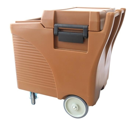 Βαθμός τροφίμων εμπορικός πάγος Caddy LLDPE 125L στις ρόδες