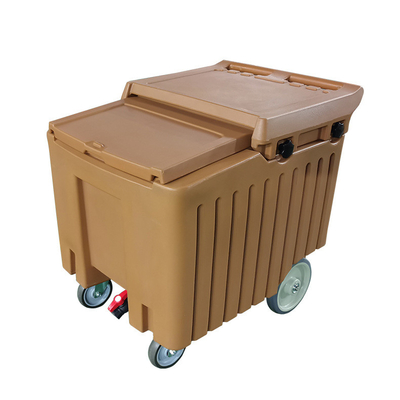 Μονωμένη ελαφριά εύκολη μεταφορά Caddy 110L δοχείων πάγου