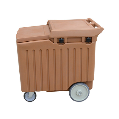 Μονωμένη ελαφριά εύκολη μεταφορά Caddy 110L δοχείων πάγου